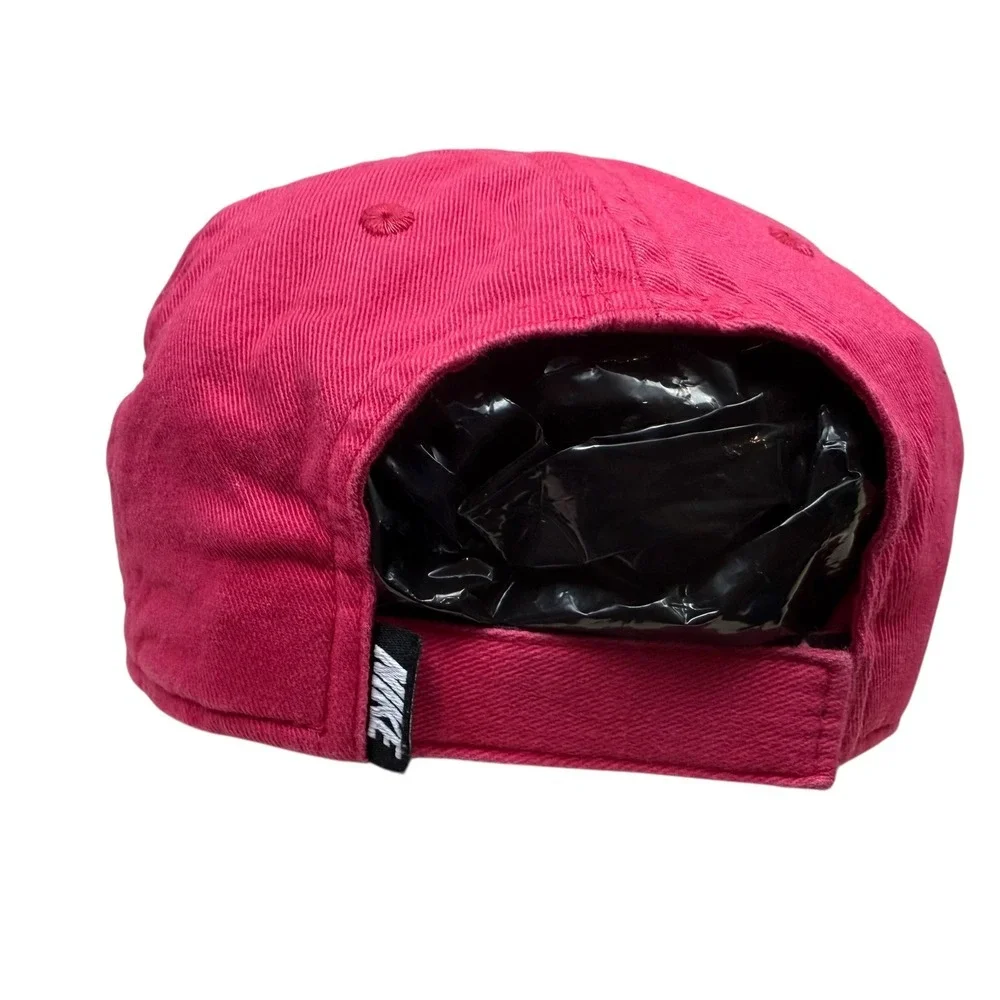 Nike Hot Pink Baseball Cap Hat Adjustable Strapback Black Swoosh Sz Toddler
